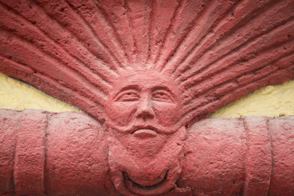 Mexico Detail of wall decoration